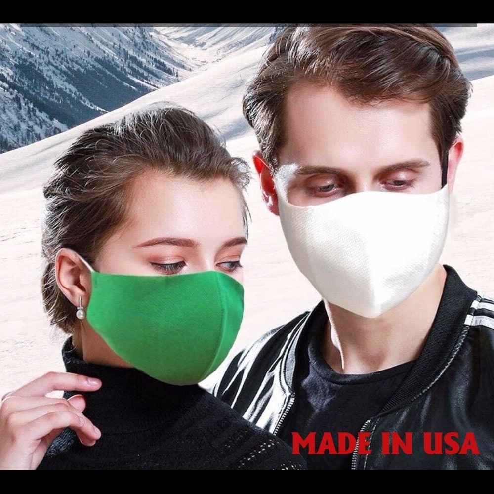 60 COUNT reuseable soft breathable face mask